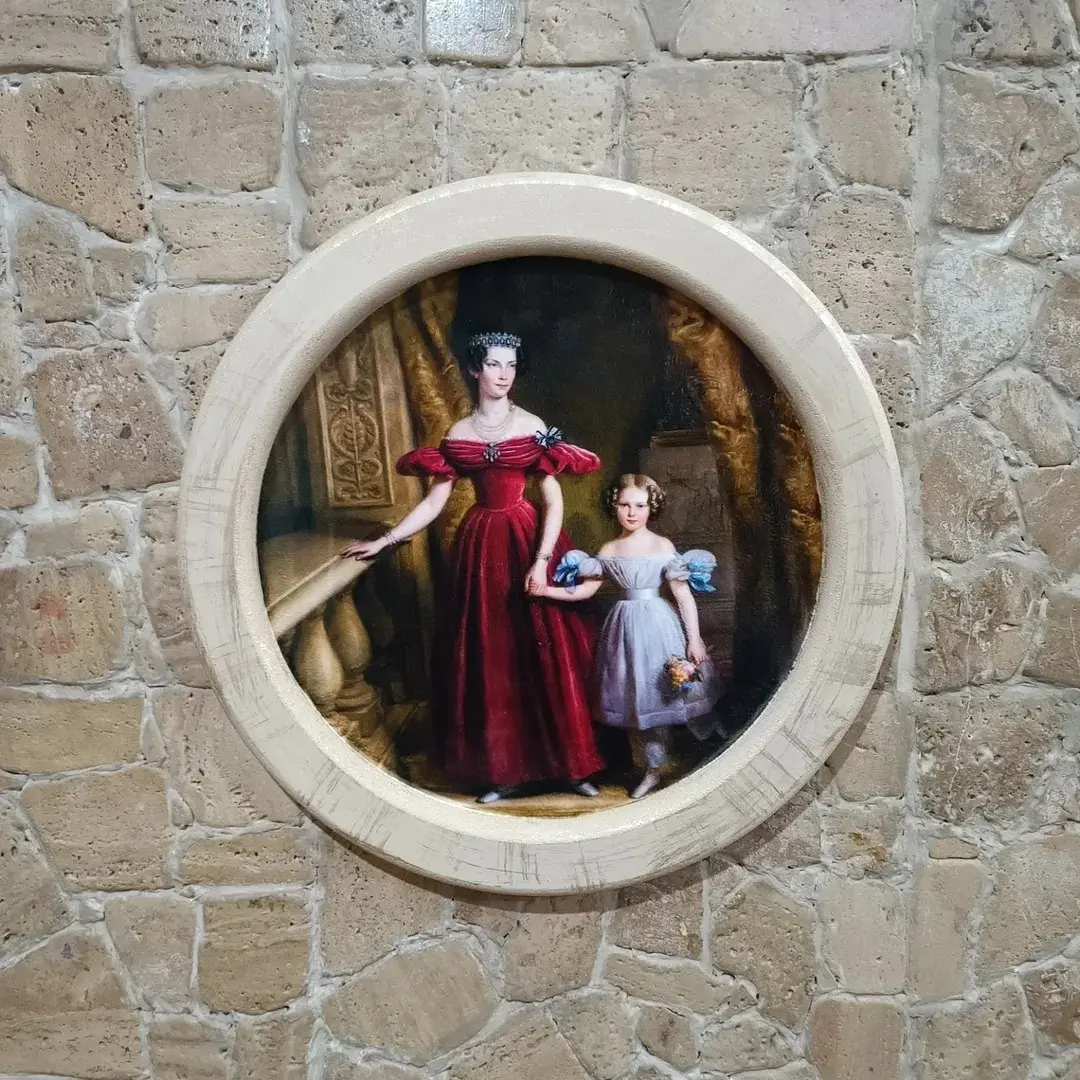 تابلو مادر و دختر